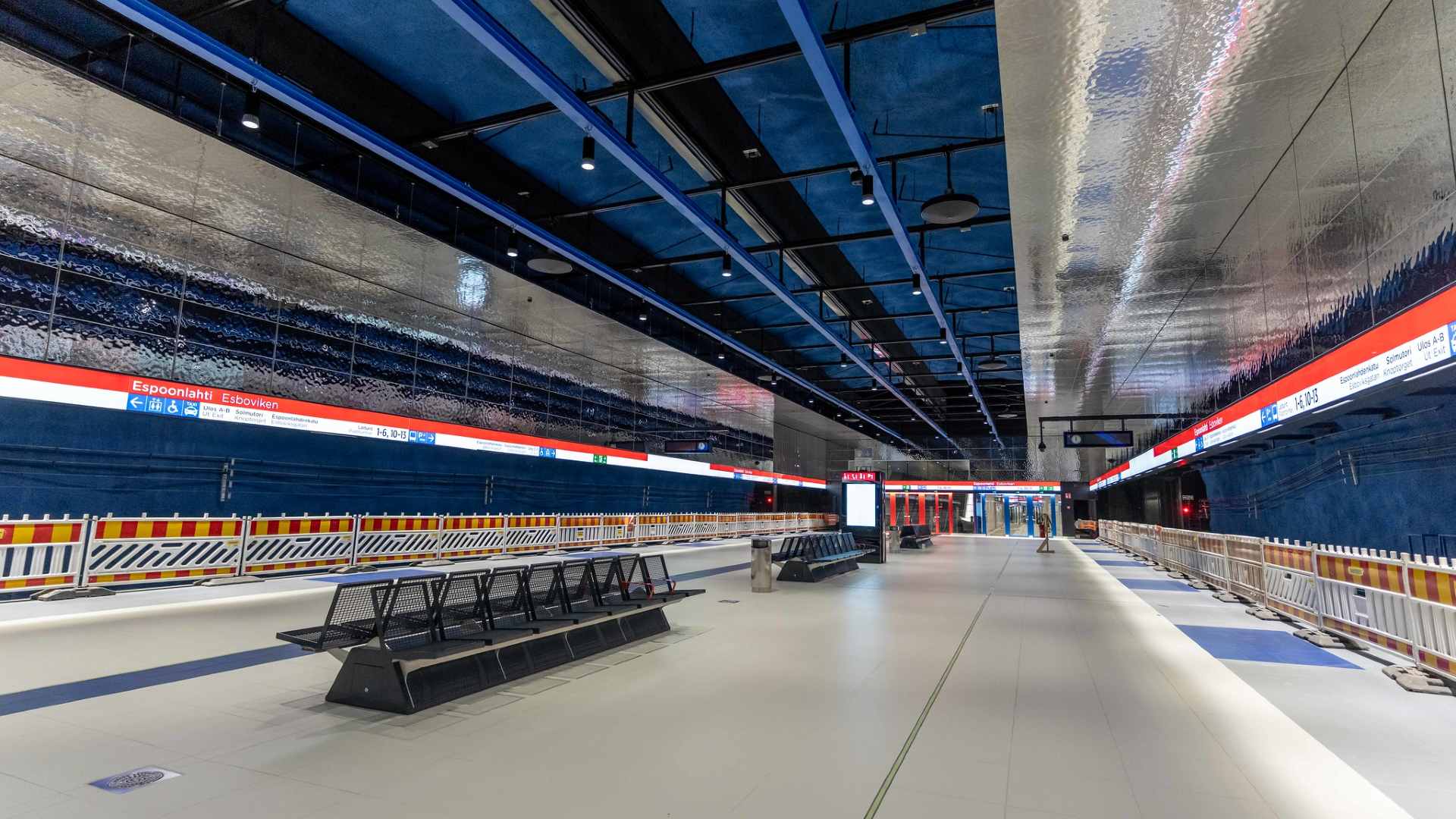 Länsimetron Espoonlahden metroasema rakentui 28 metrin syvyyteen – avataan liikenteelle ensi vuoden aikana